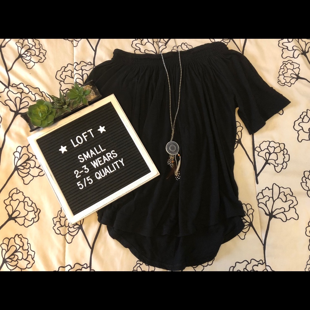 [ LOFT ] OTS Short Sleeve Top
